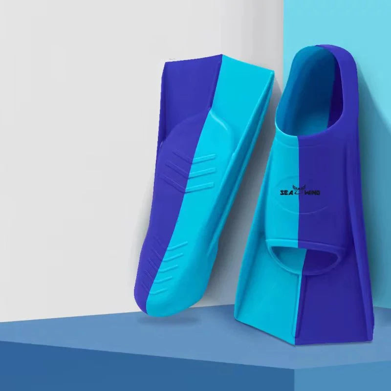 Non-slip swimming fins