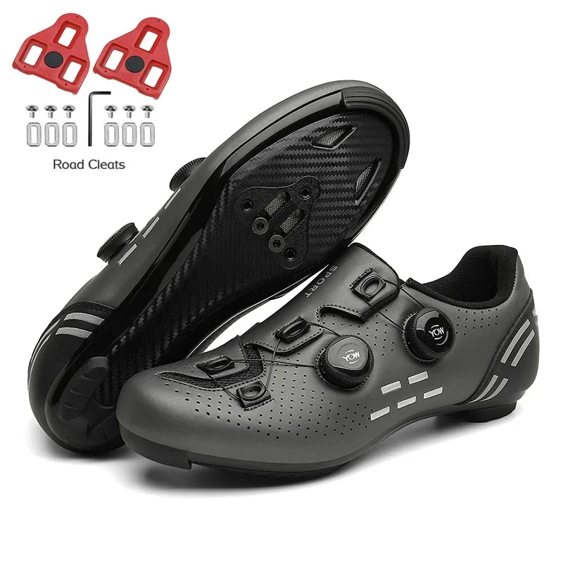 Carbon sport cycling shoes with cleats