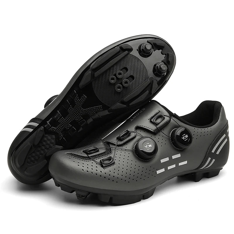 Carbon sport cycling shoes with cleats