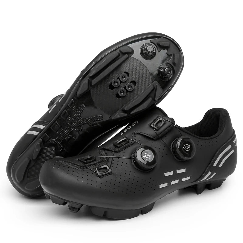 Carbon sport cycling shoes with cleats