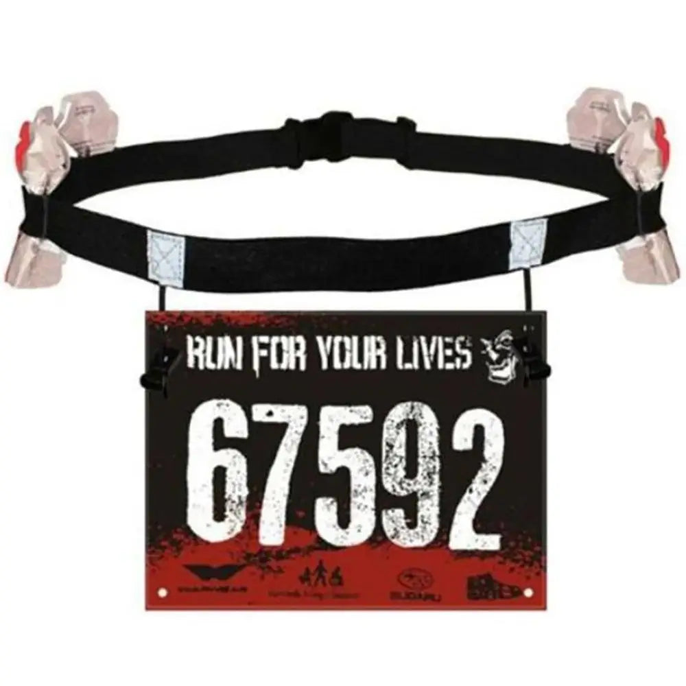 Race Number Holder Belt