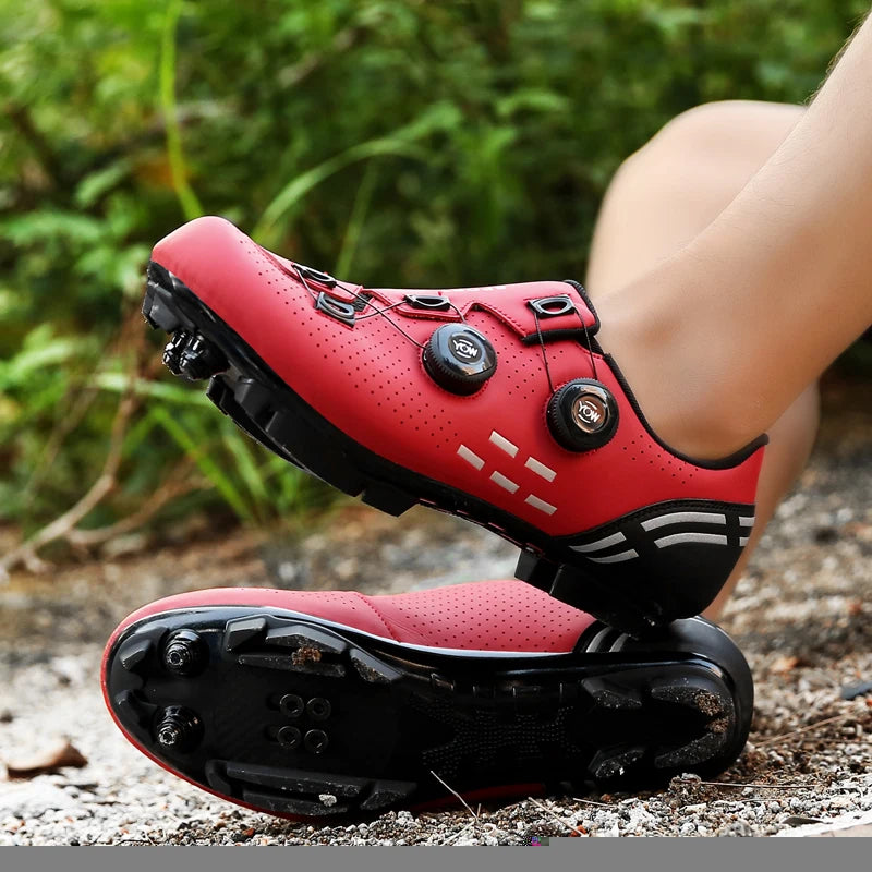 Carbon sport cycling shoes with cleats