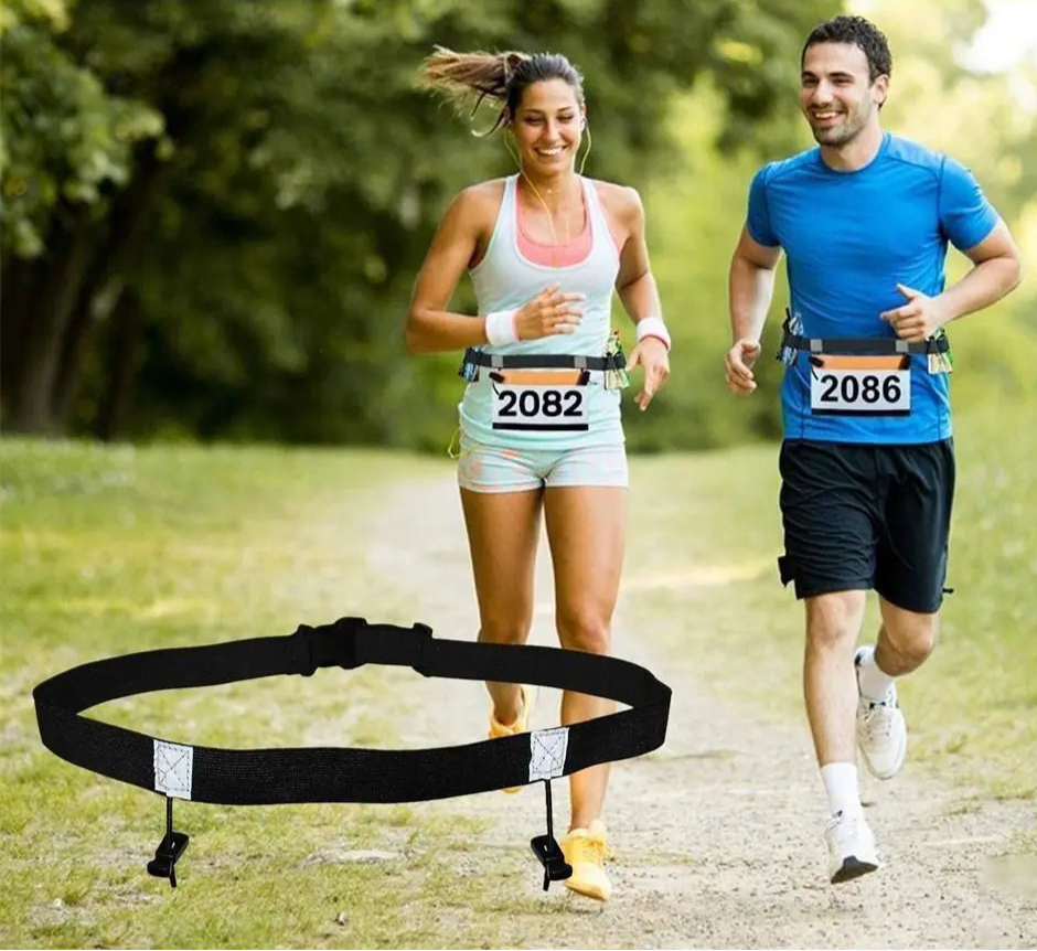 Race Number Holder Belt