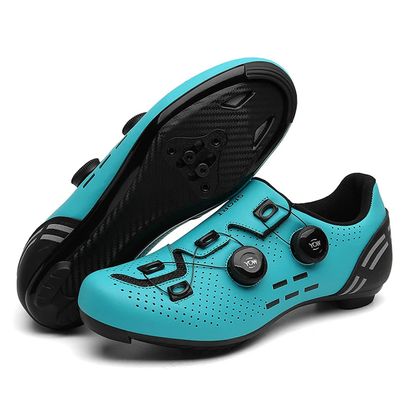 Carbon sport cycling shoes with cleats