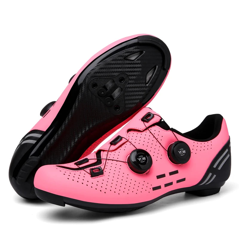 Carbon sport cycling shoes with cleats