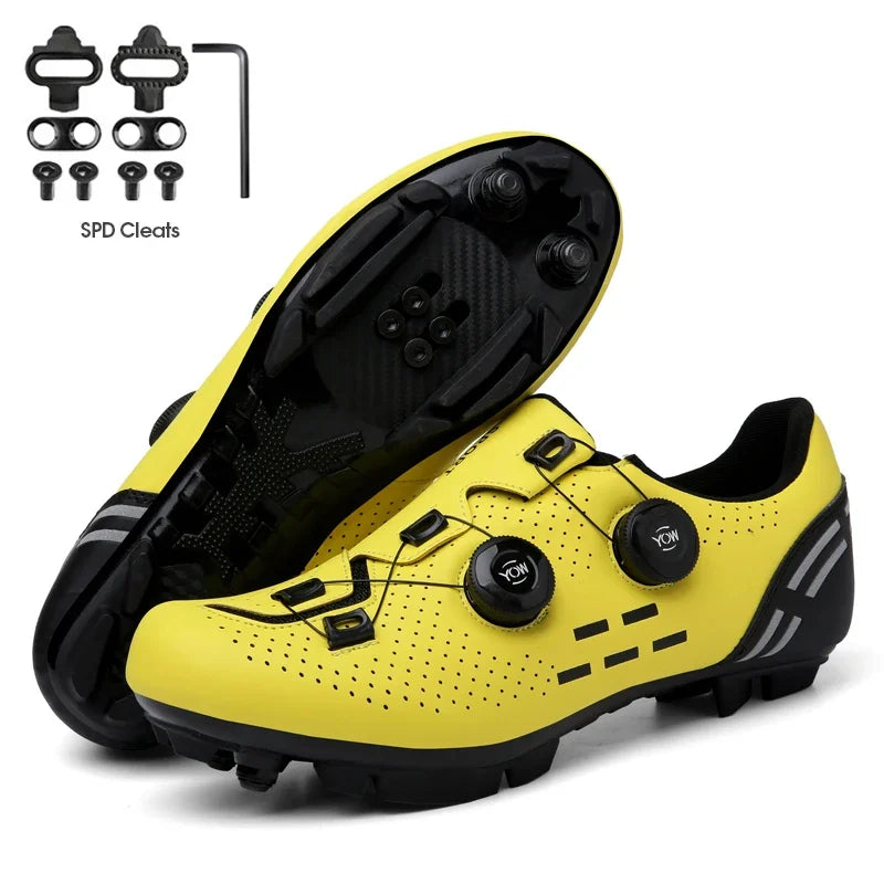 Carbon sport cycling shoes with cleats