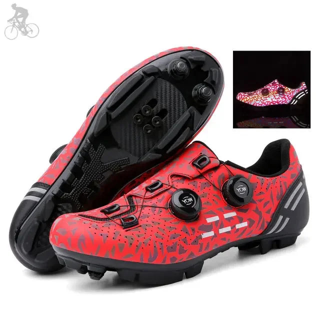 Carbon sport cycling shoes with cleats