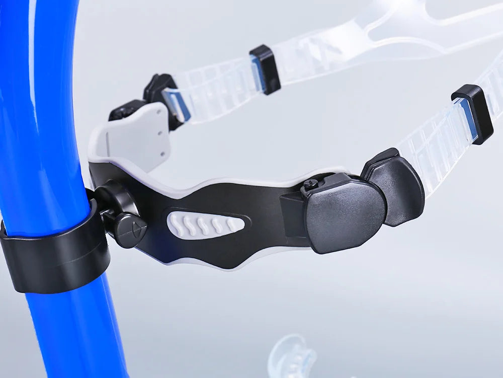 Frontal (forehead) snorkel for swimming, comfortable, silicone, adult and kids