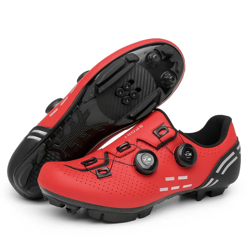 Carbon sport cycling shoes with cleats