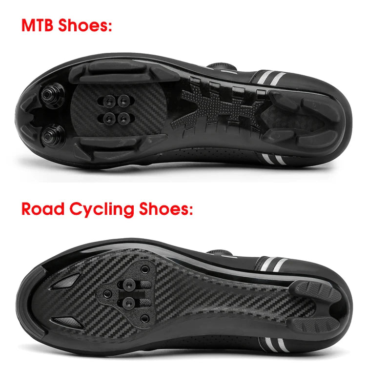 Carbon sport cycling shoes with cleats