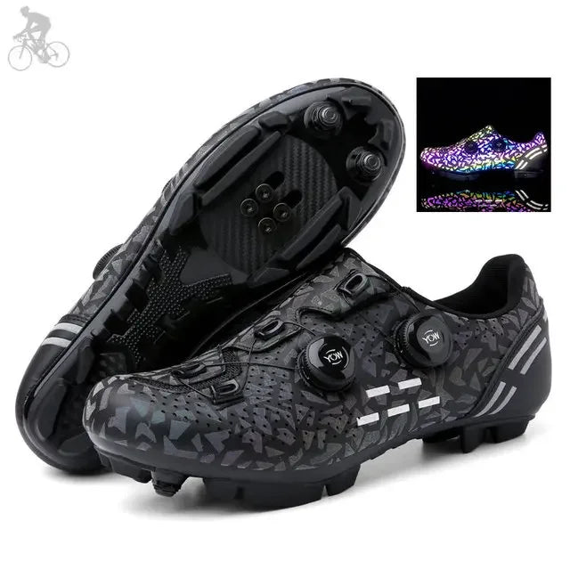 Carbon sport cycling shoes with cleats