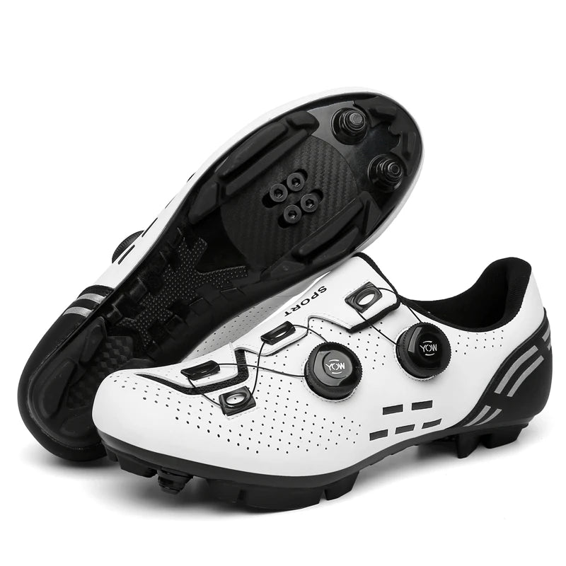 Carbon sport cycling shoes with cleats