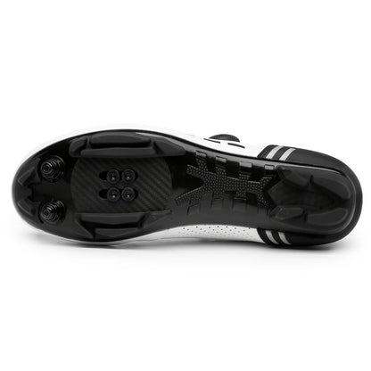 Sapatilha de ciclismo com travas, esportiva e de carbono