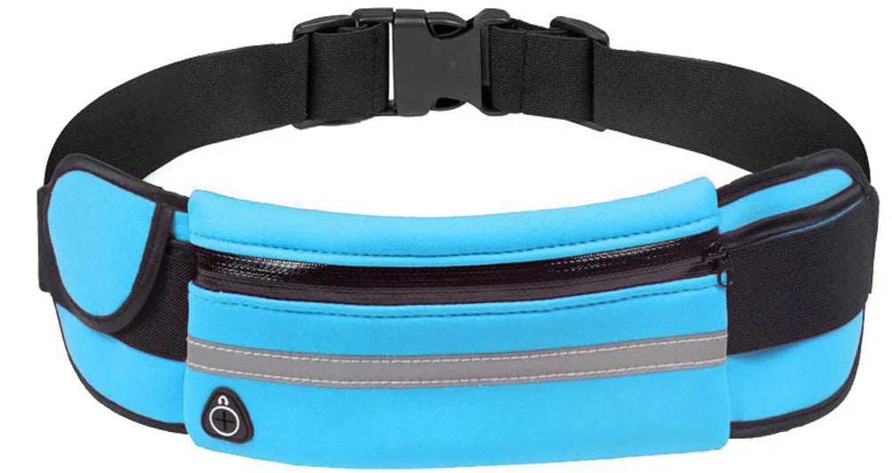 Unisex Sports Fanny Pack with Bottle Holder – Ideal for Running, Cycling and the Gym 