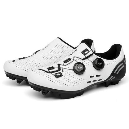 Sapatilha de ciclismo com travas, esportiva e de carbono