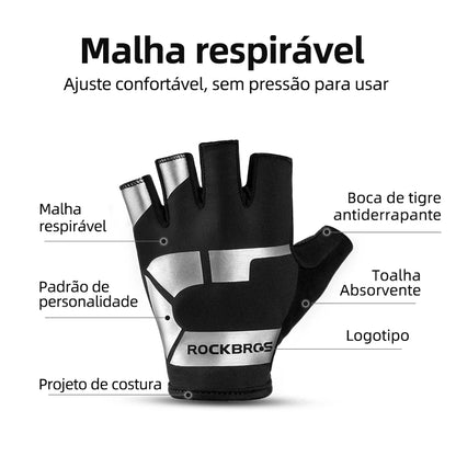 Luva de Ciclismo com Conforto e Proteção para Ciclistas – Perfeita para MTB e Estrada!