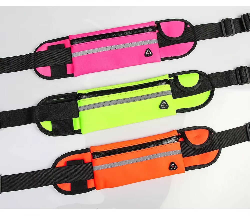 Unisex Sports Fanny Pack with Bottle Holder – Ideal for Running, Cycling and the Gym 